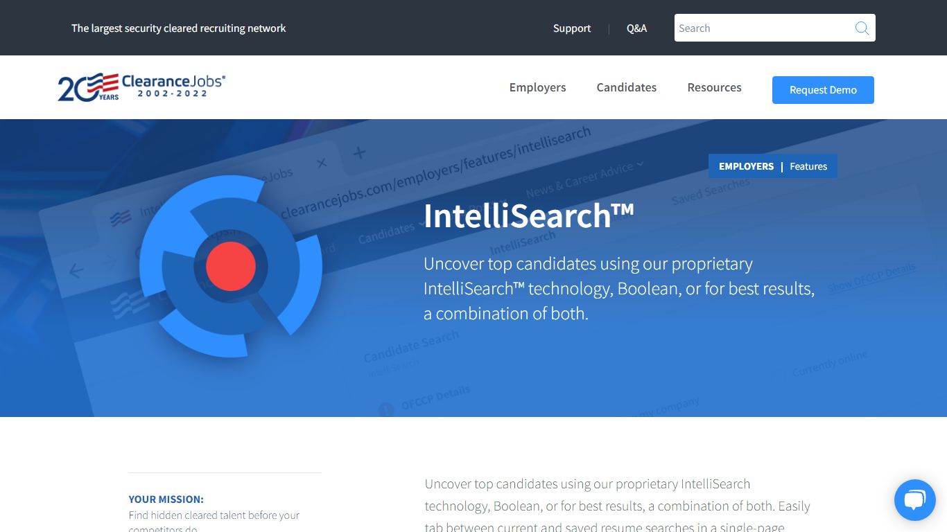 IntelliSearch - ClearanceJobs Employer Information Center